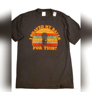 I Shaved My Balls For This Funny Retro Adult Humor Sarcastic T-Shirt